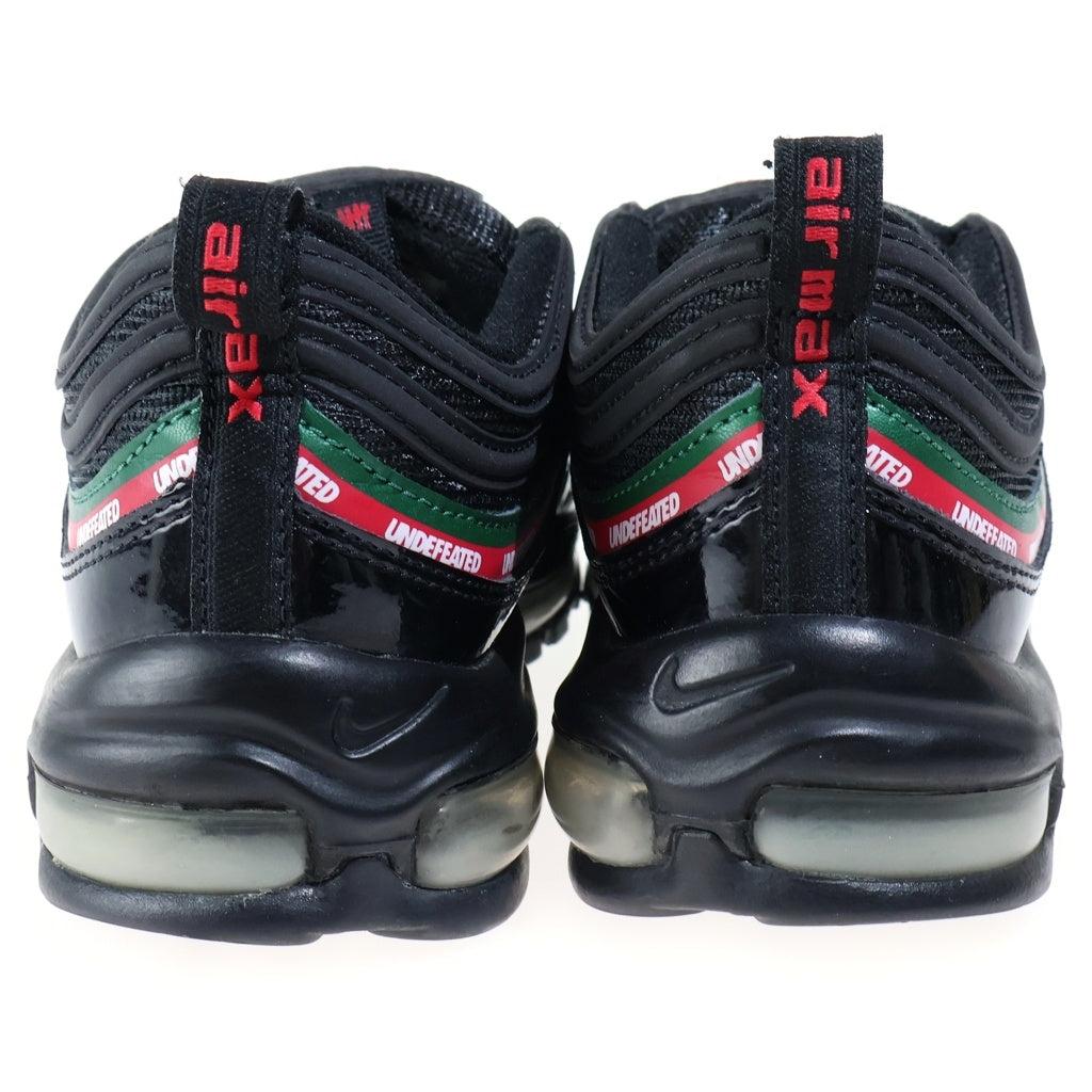 NIKE(ナイキ) ×UNDEFEATED AIR MAX 97×アンディフィーテッド エアマックス97 ローカットスニーカー ブラック US8/26cm AJ1986-001