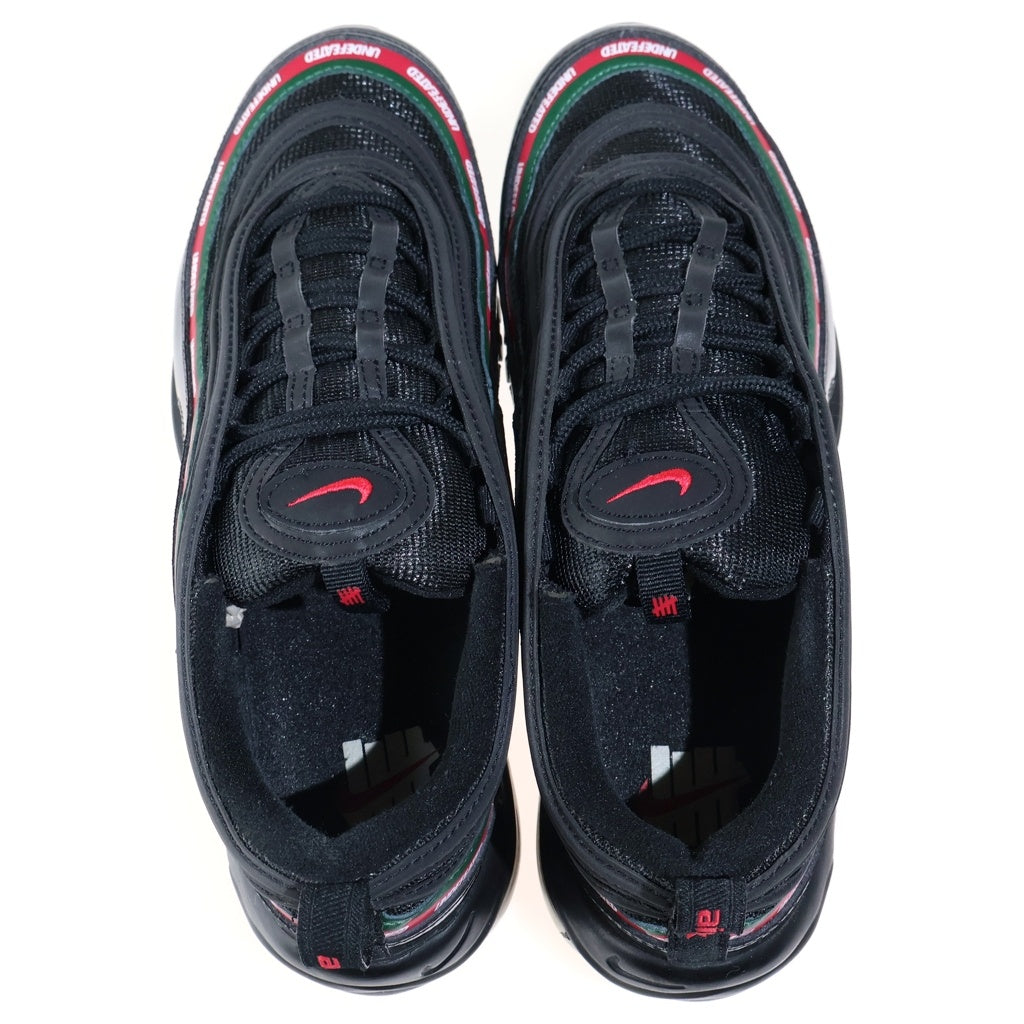 NIKE(ナイキ) ×UNDEFEATED AIR MAX 97×アンディフィーテッド エアマックス97 ローカットスニーカー ブラック US8/26cm AJ1986-001
