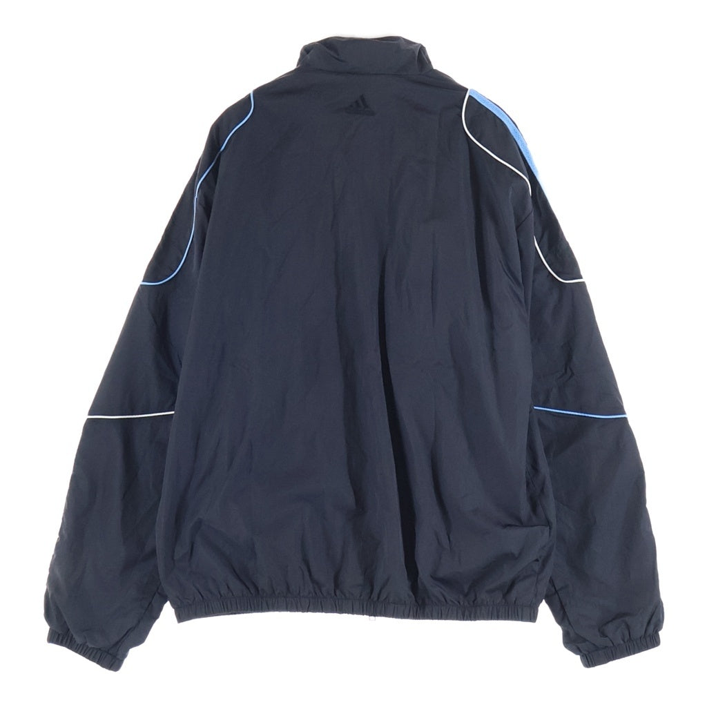 KITH(キス) ×ADIDAS ×MESSI TRACK JACKET アディダス メッシ ロゴデザイン ジップアップ ナイロントラックジャケット ネイビー KR0056 2J0002