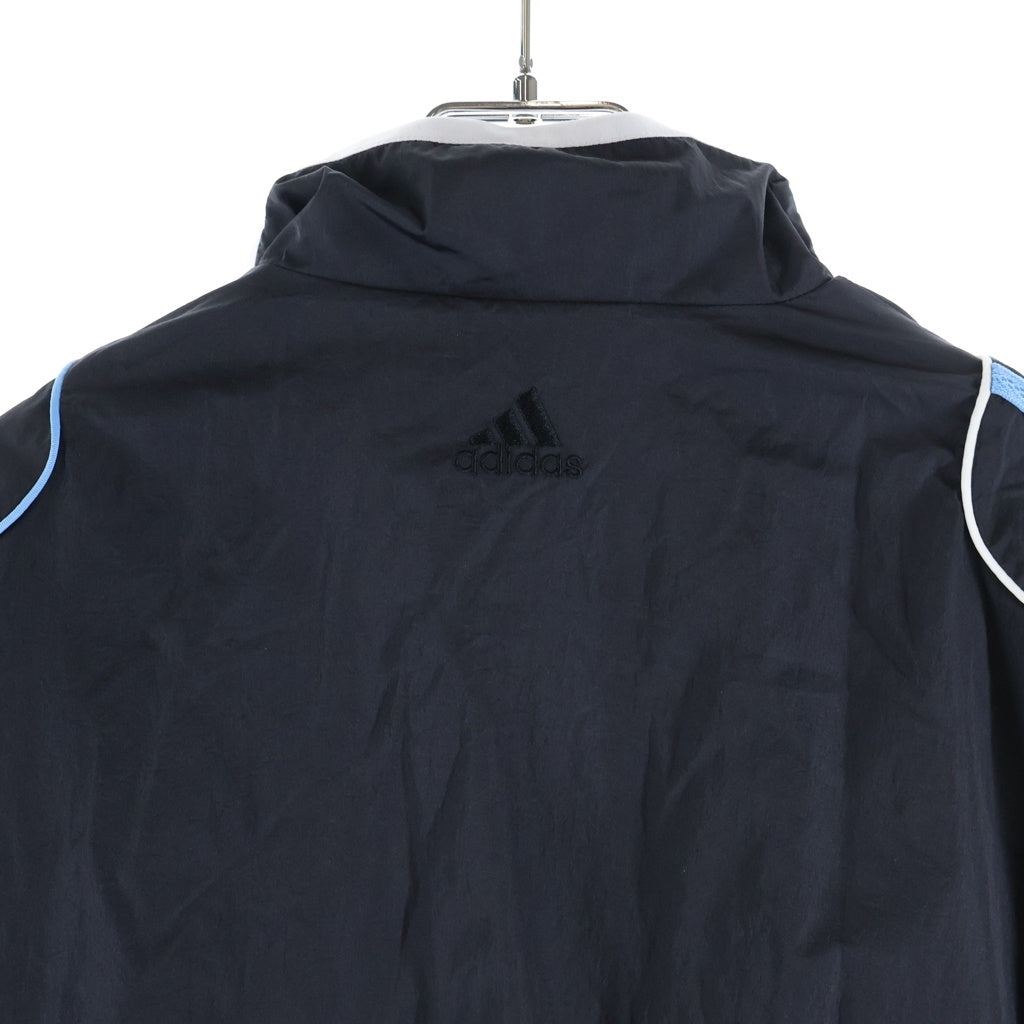 KITH(キス) ×ADIDAS ×MESSI TRACK JACKET アディダス メッシ ロゴデザイン ジップアップ ナイロントラックジャケット ネイビー KR0056 2J0002
