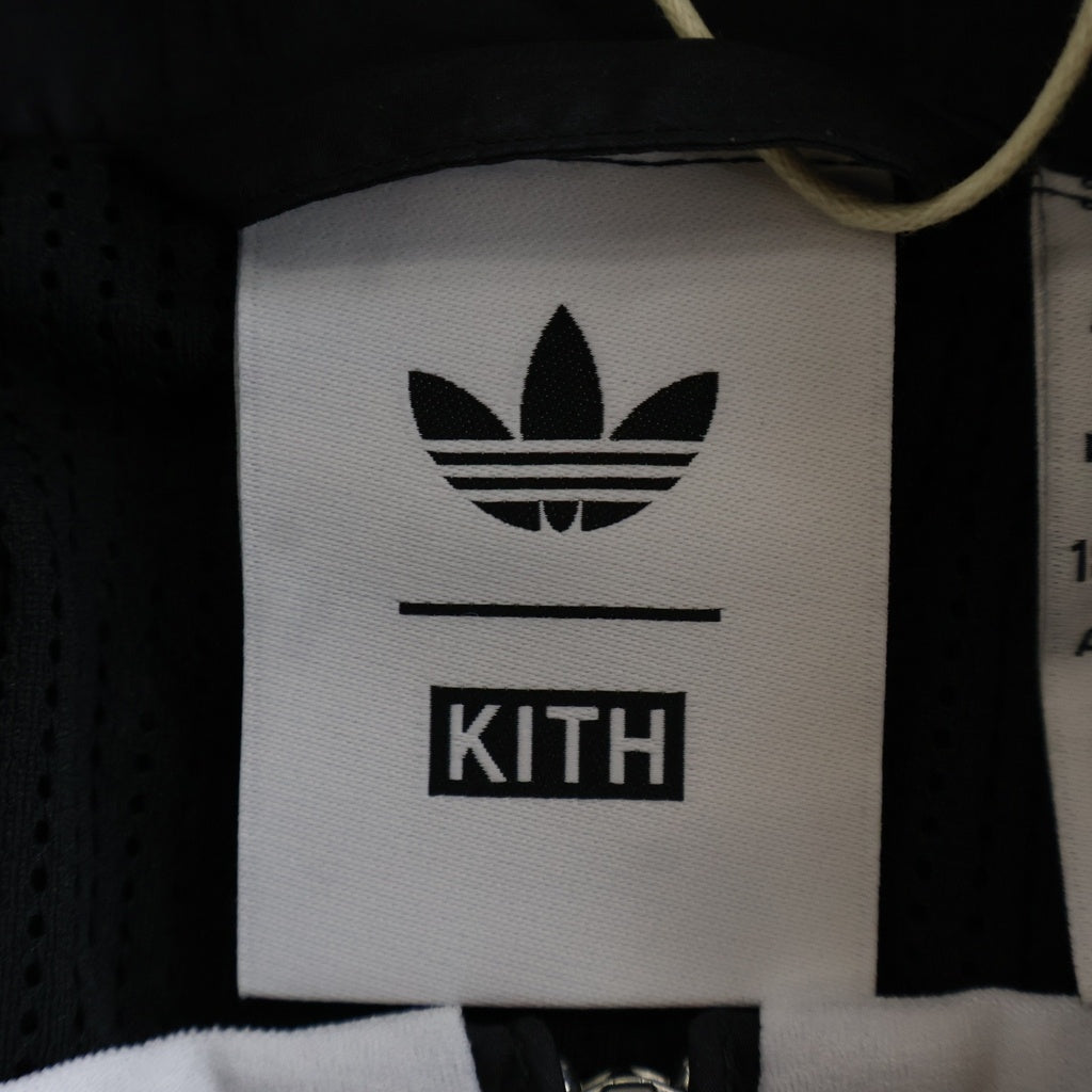 KITH(キス) ×ADIDAS ×MESSI TRACK JACKET アディダス メッシ ロゴデザイン ジップアップ ナイロントラックジャケット ネイビー KR0056 2J0002