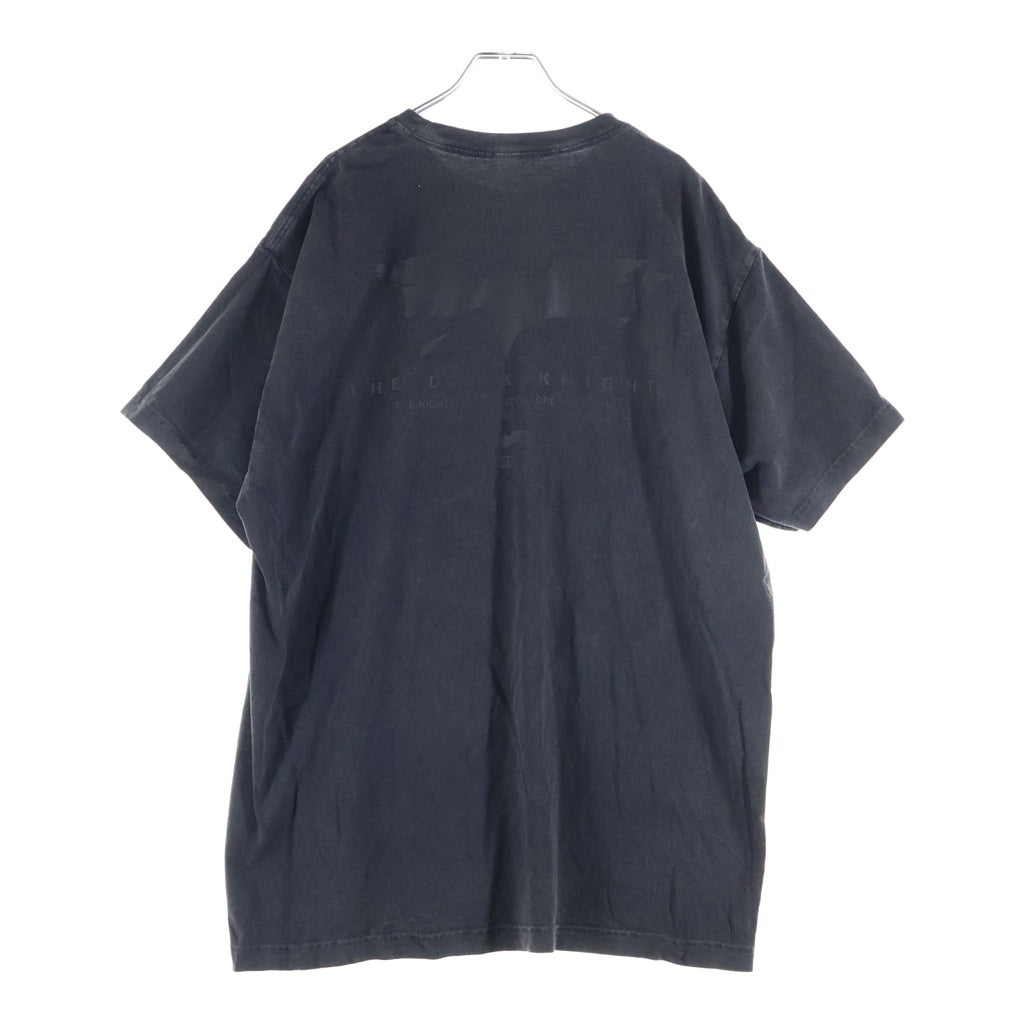 KITH(キス) ×BATMAN DARK NIGHT TEASER VINTAGE TEE バットマン ダーク ナイト ティーザー ヴィンテージ クルーネック カットソー 半袖Tシャツ ブラック KHM032765