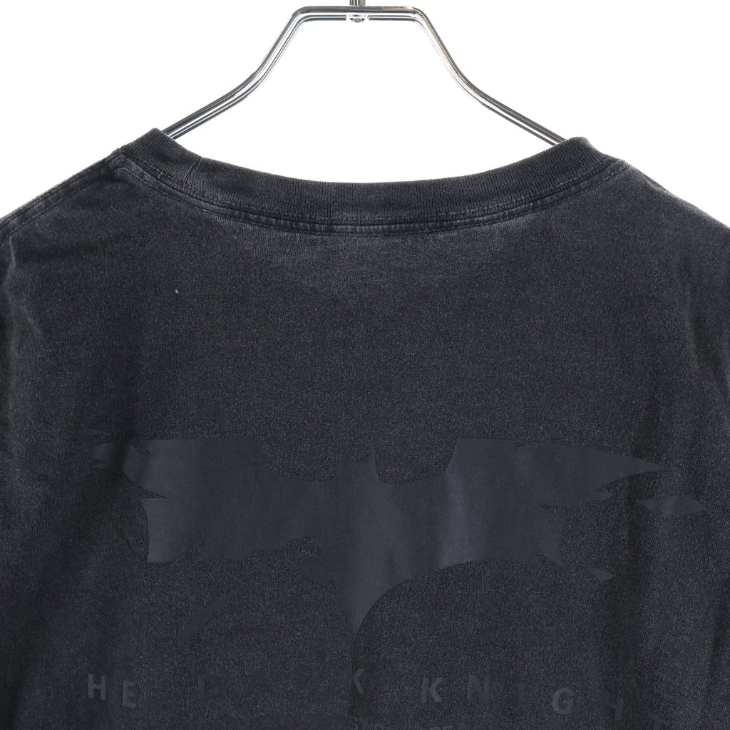KITH(キス) ×BATMAN DARK NIGHT TEASER VINTAGE TEE バットマン ダーク ナイト ティーザー ヴィンテージ クルーネック カットソー 半袖Tシャツ ブラック KHM032765
