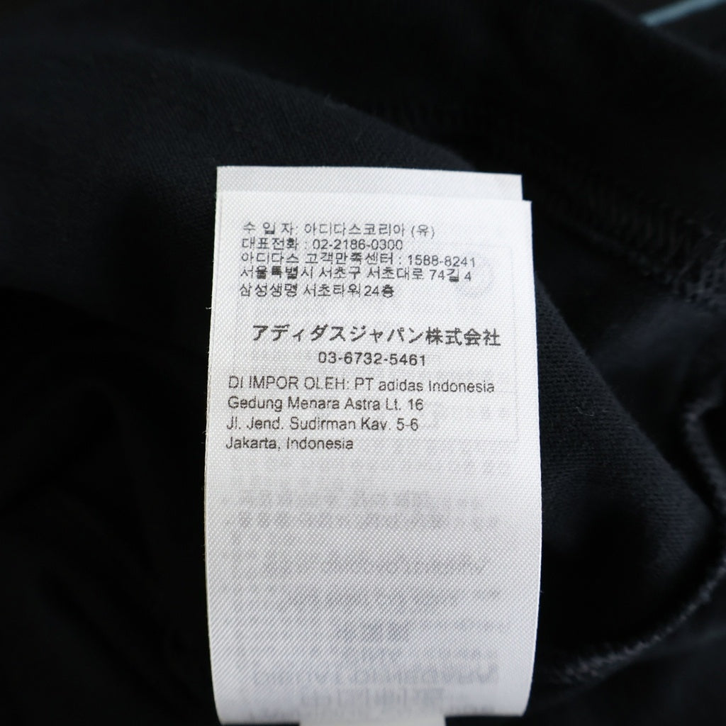 KITH(キス) ×ADIDAS ×MESSI アディダス メッシ ロゴデザイン クルーネック カットソー 半袖Tシャツ ブラック KU4271 2J0002
