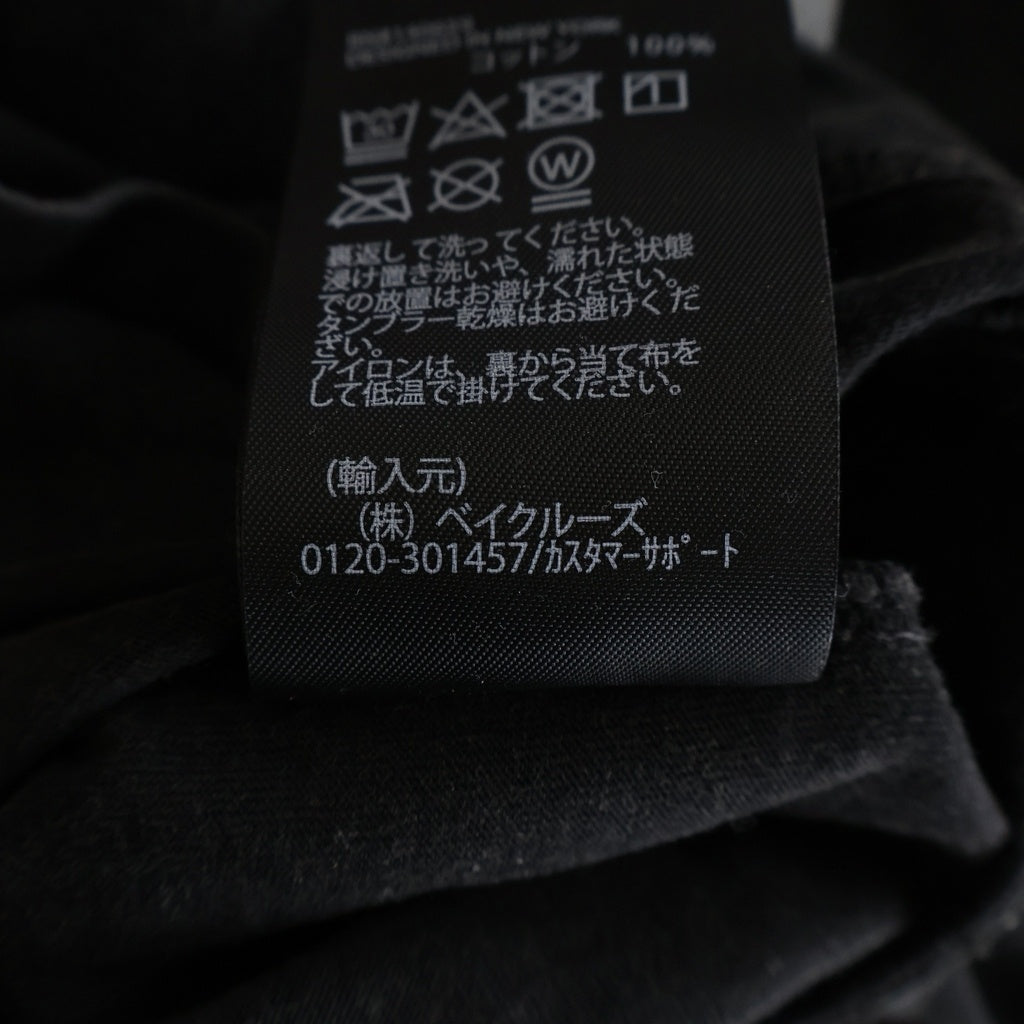 KITH(キス) ×PEANUTS JOE COOL TEE ピーナッツ ジョー クール ロゴデザイン クルーネック カットソー 半袖Tシャツ ブラック