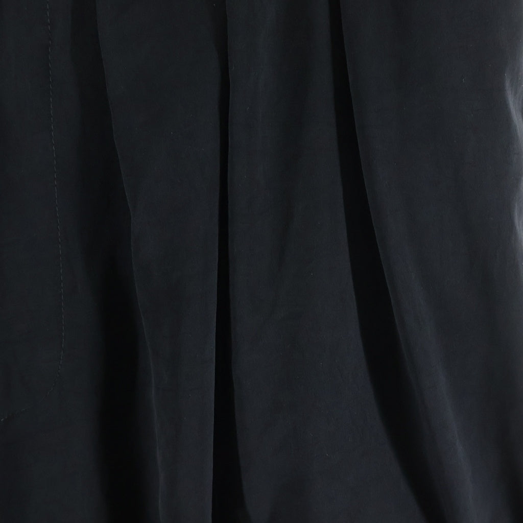 Yohji Yamamoto POUR HOMME(ヨウジヤマモト プールオム) 25SS TA TUXEDO SLIM BALLON PANTS テクスチャード スリム バルーン パンツ ブラック HP-P15-500
