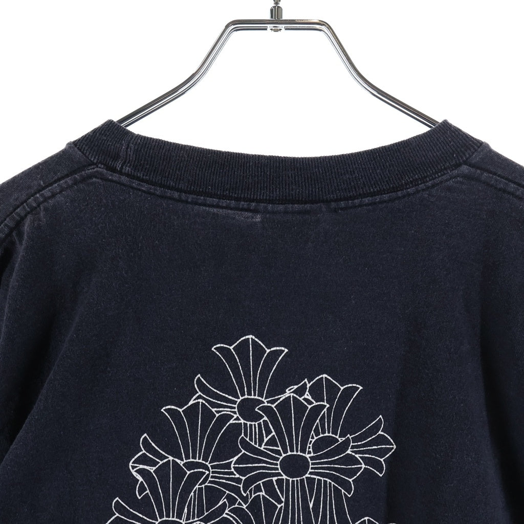 CHROME HEARTS(クロムハーツ) OLD S/S オールド バックセメタリークロスプリント 長袖Tシャツカットソー ブラック
