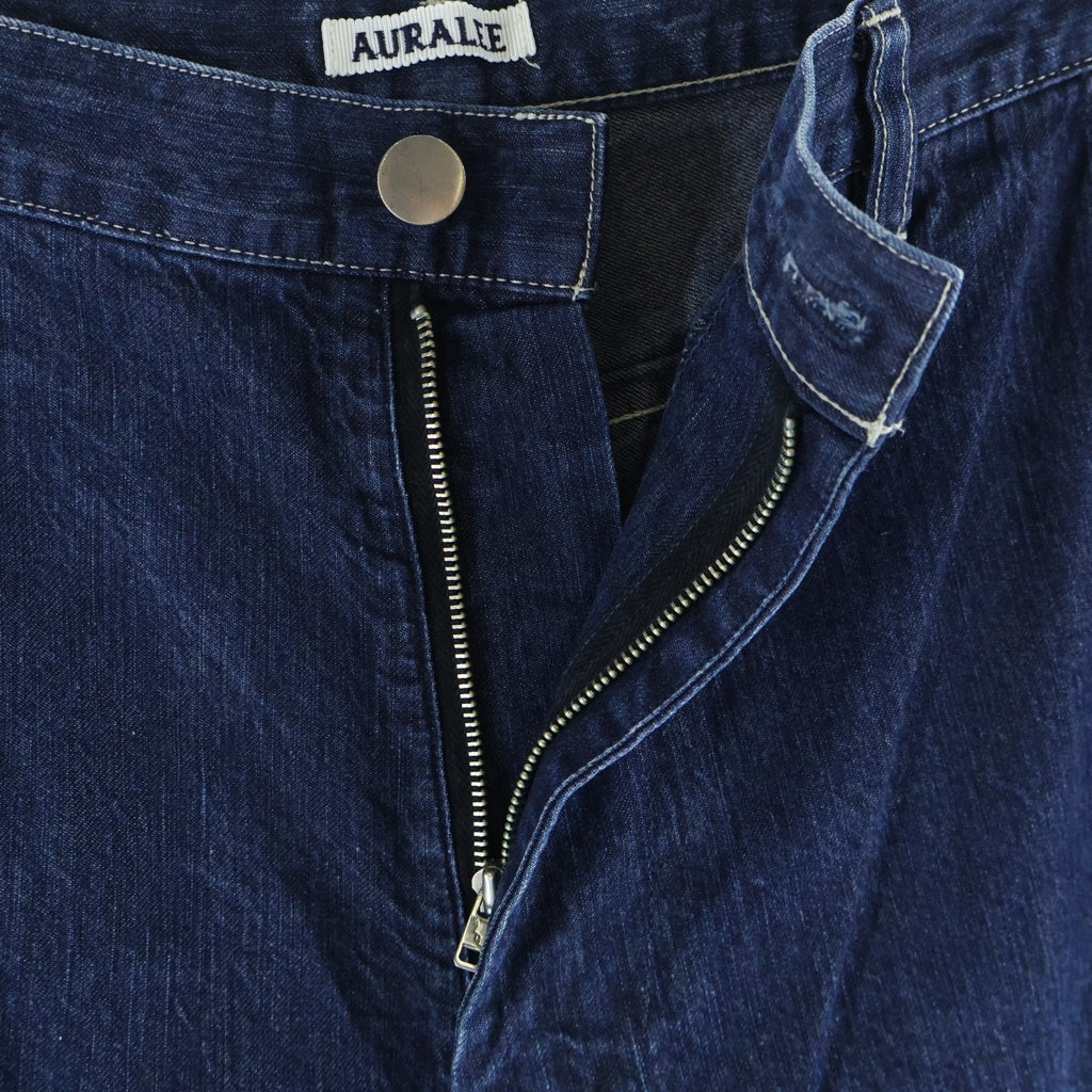 AURALEE(オーラリー) HARD TWIST LIGHT DENIM PANTS ハードツイスト ライト デニムパンツ インディゴ A21SP02LD