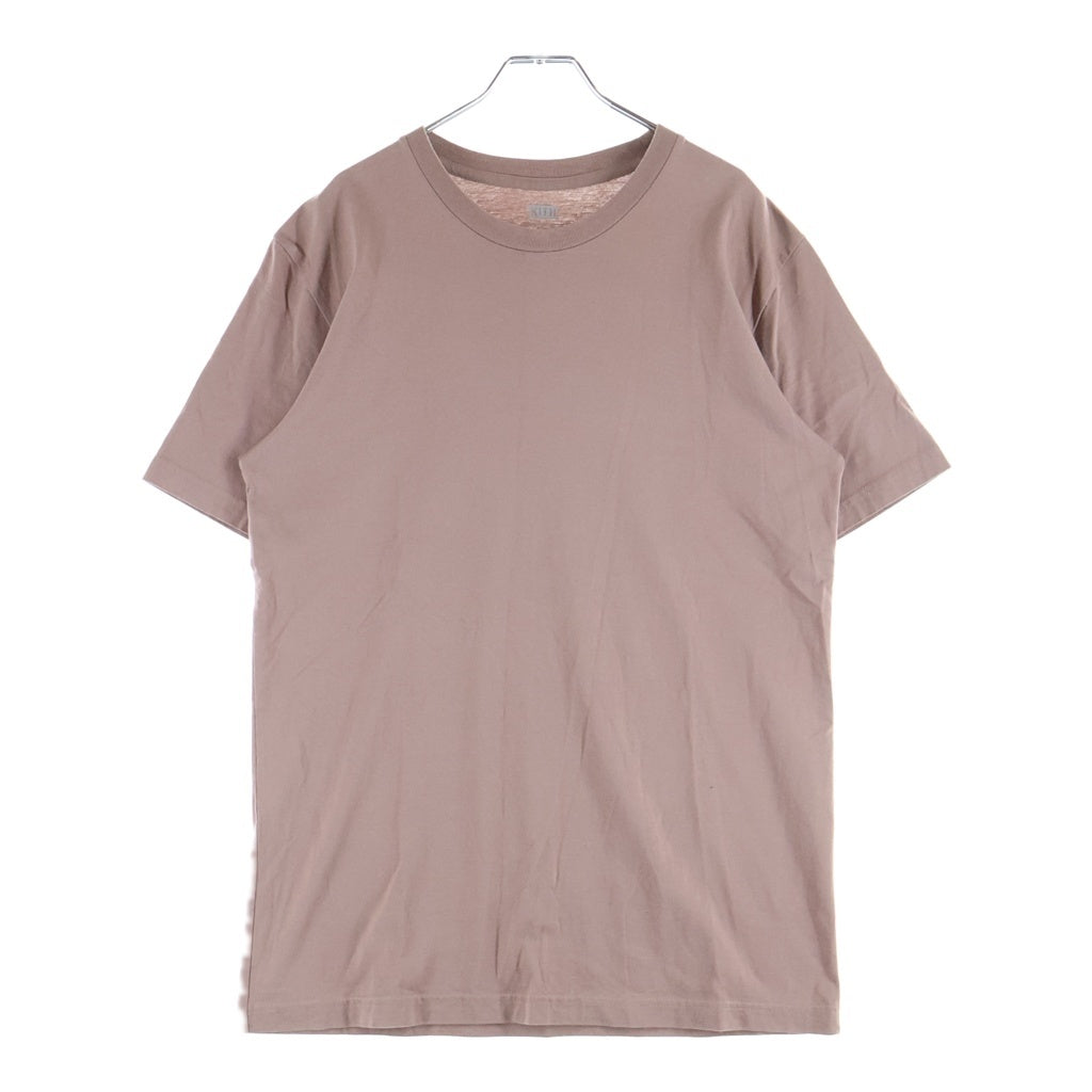 KITH(キス) エンブロイダリーロゴデザイン クルーネック カットソー ボーダー 半袖Tシャツ レッド 26-071-060-0024-2-0