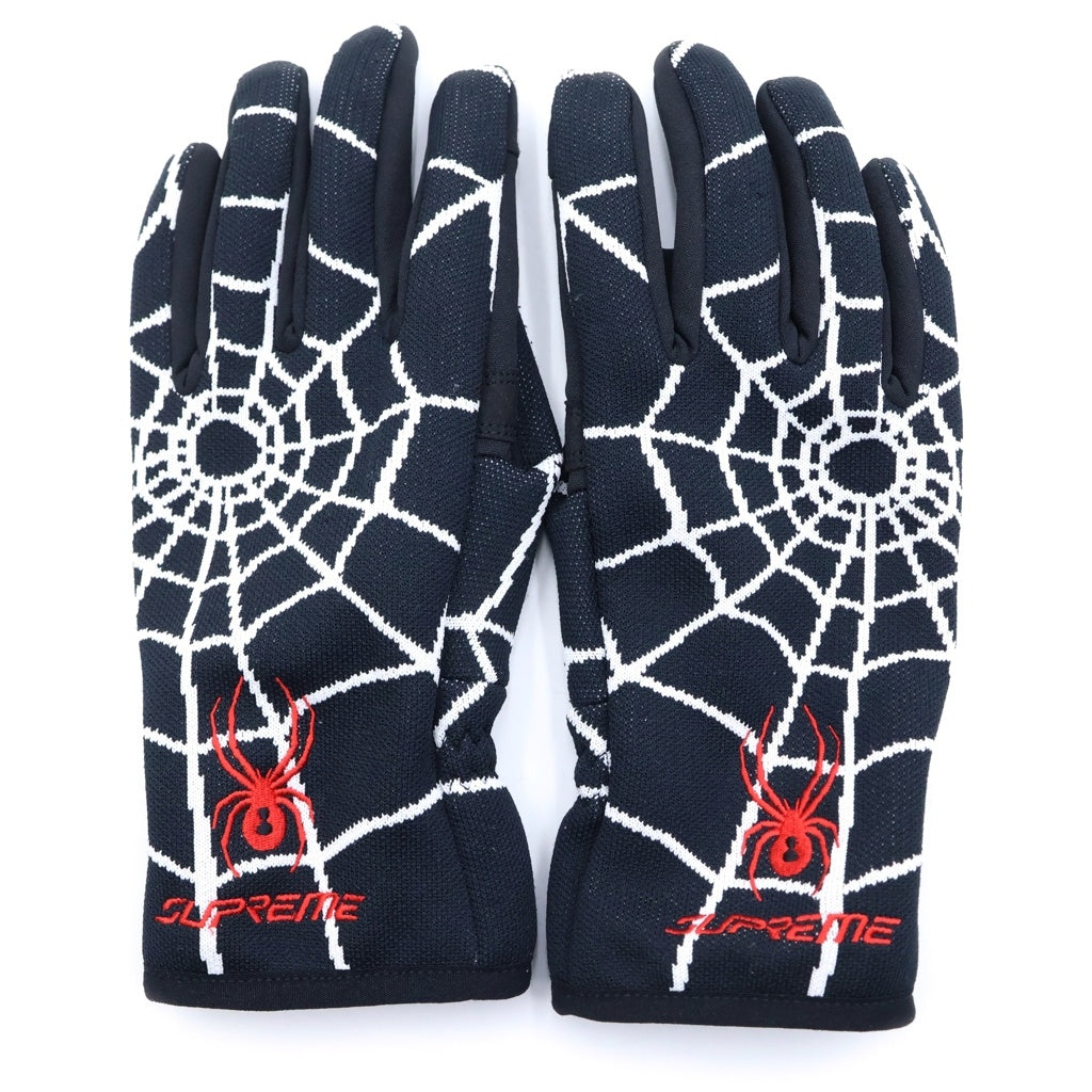 SUPREME(シュプリーム) 24AW Spyder Gloves スパイダー グローブ 手袋 ブラック