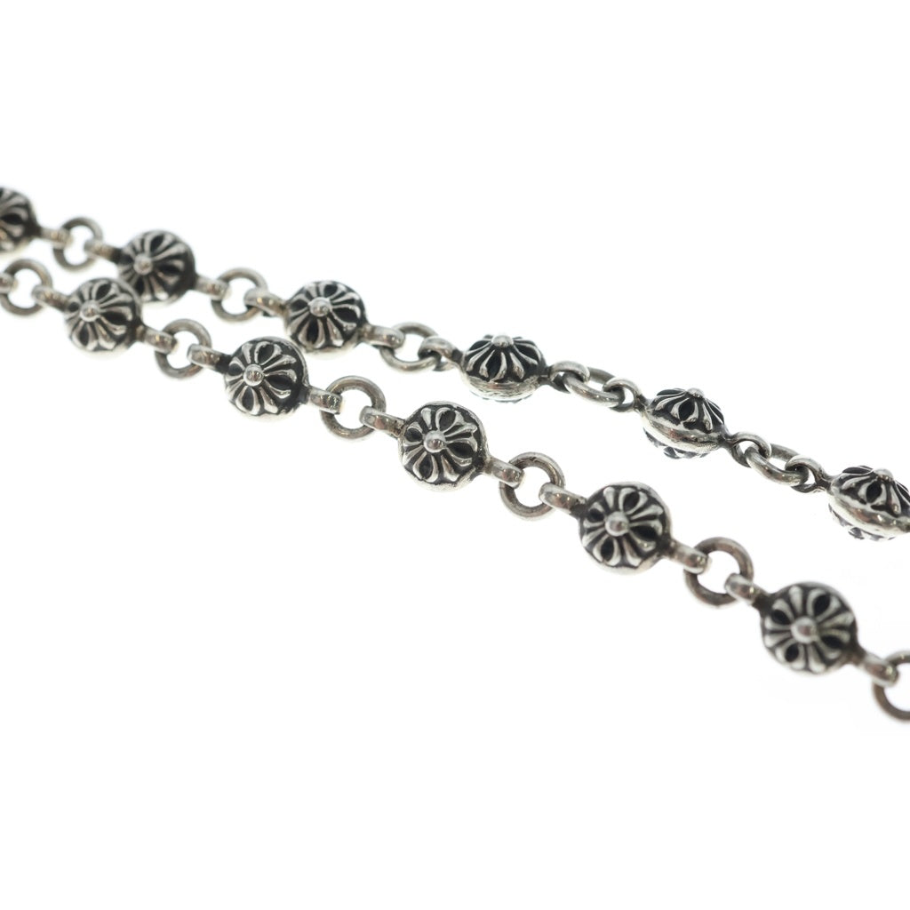 CHROME HEARTS(クロムハーツ) #2 CRSBL CHN SML CH CRS クロスボールチェーン スモールCHクロス ネックレス シルバー