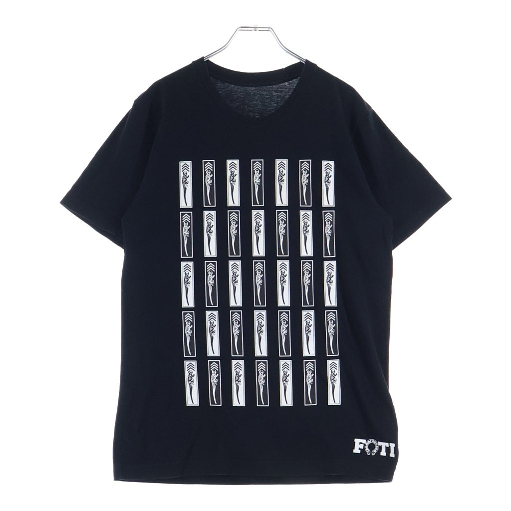 CHROME HEARTS(クロムハーツ) FOTI JARVIS フォティ ジャービス プリント半袖Tシャツ カットソー ブラック