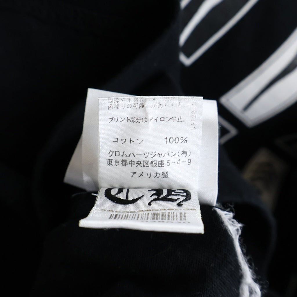 CHROME HEARTS(クロムハーツ) FOTI JARVIS フォティ ジャービス プリント半袖Tシャツ カットソー ブラック
