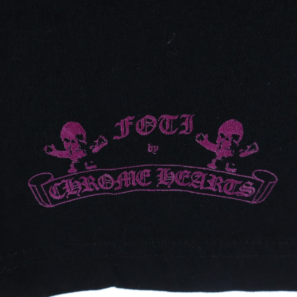 CHROME HEARTS(クロムハーツ) FOTI HARRISTETER フォティ ハリスティータ 半袖Tシャツ カットソー ブラック