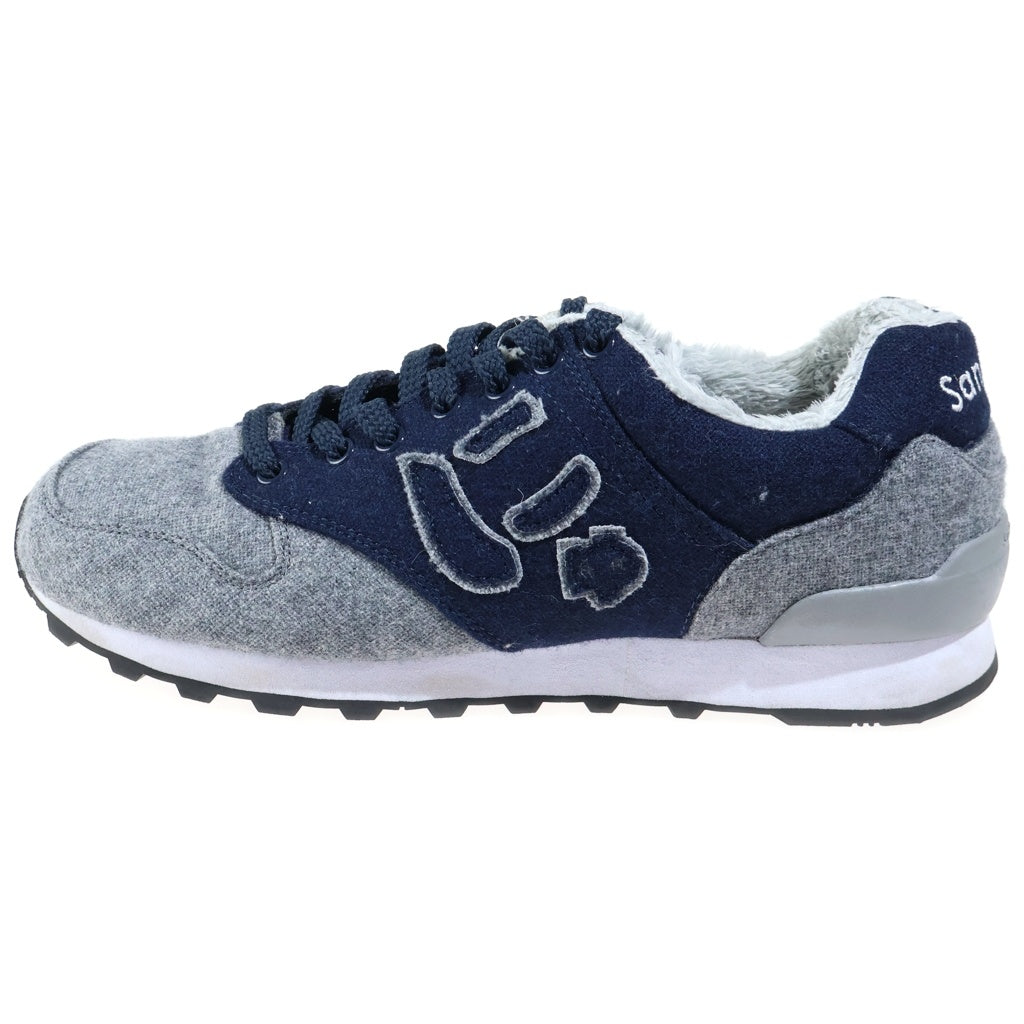 Sangacio(サンガッチョ) ロゴデザイン ニューズ ローカットスニーカー グレー/ネイビー US9.5/27.5cm