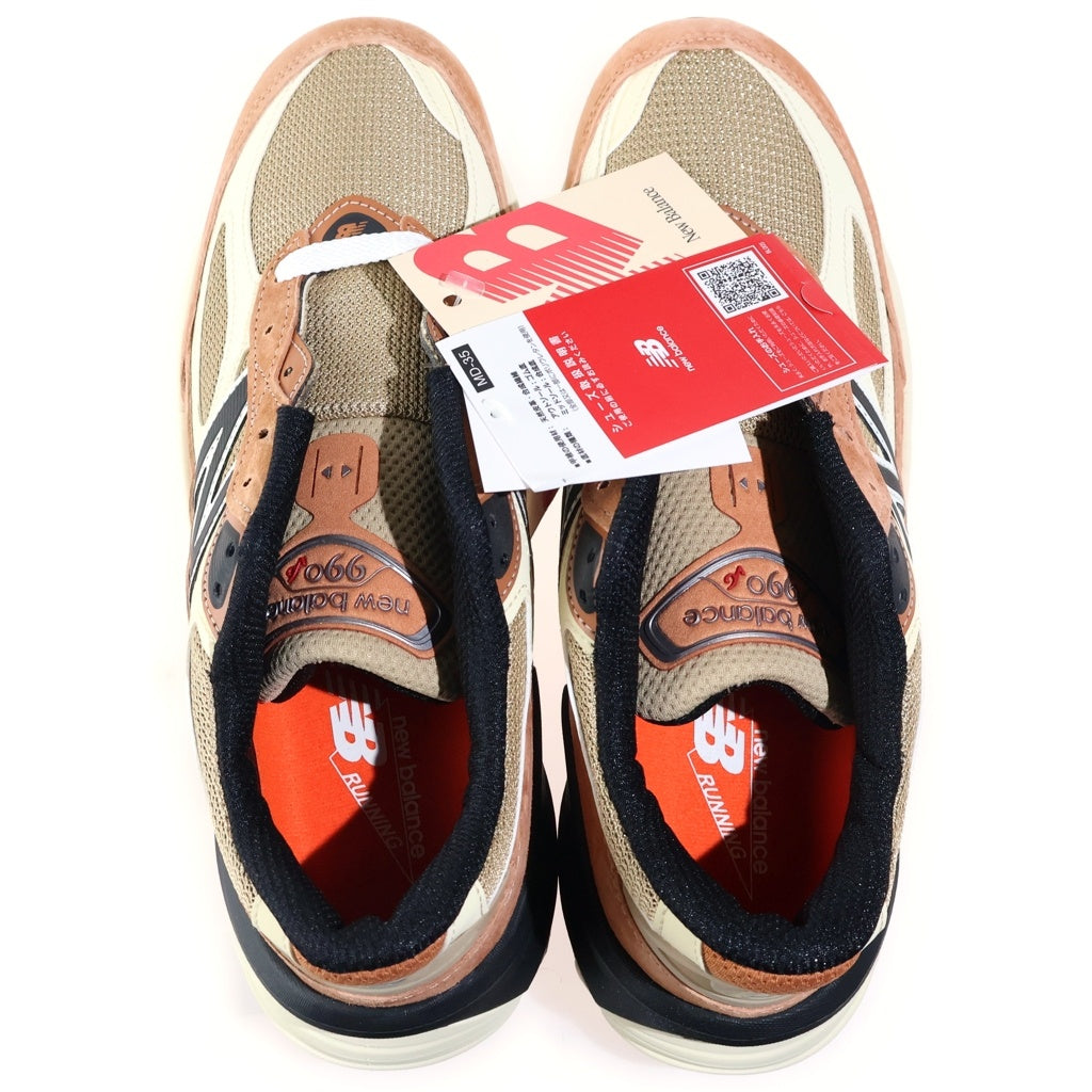 New Balance(ニューバランス) スエード ローカットスニーカー ブラウン US9.5/27.5cm U990T06