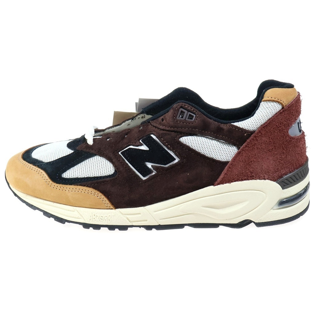 New Balance(ニューバランス) USA製 スエード メッシュ ローカットスニーカー ブラウン US9.5/27.5cm M990BB2