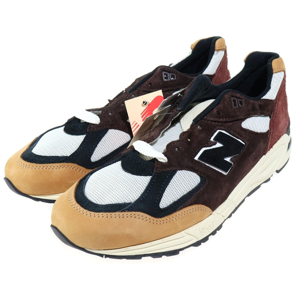 New Balance(ニューバランス) USA製 スエード メッシュ ローカットスニーカー ブラウン US9.5/27.5cm M990BB2