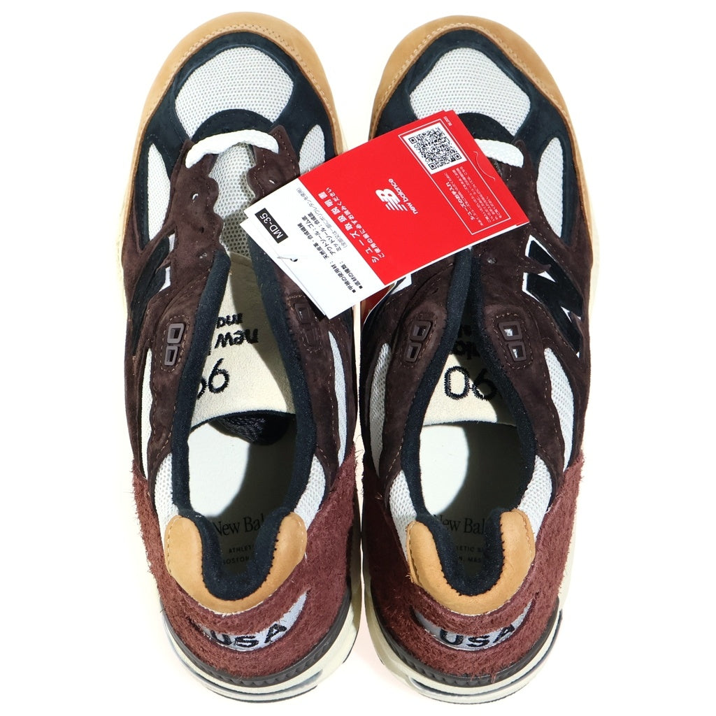 New Balance(ニューバランス) USA製 スエード メッシュ ローカットスニーカー ブラウン US9.5/27.5cm M990BB2