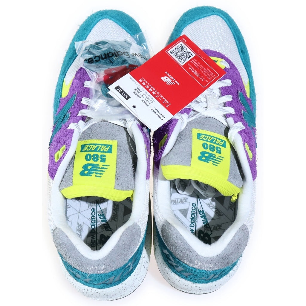 New Balance(ニューバランス) ×Palace Green パレス 580 グリーン ローカットスニーカー シューズ マルチカラー US9.5/27.5cm MT580PC2