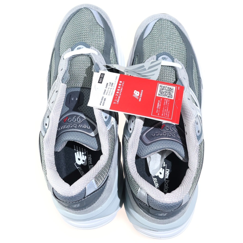 New Balance(ニューバランス) スエード ローカットスニーカー グレー US9.5/27.5cm M990GL6