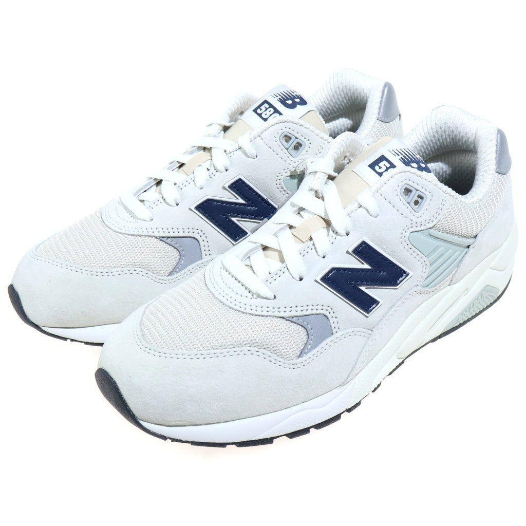 New Balance(ニューバランス) スエード ローカットスニーカー ホワイト US9.5/27.5cm MT580GNV