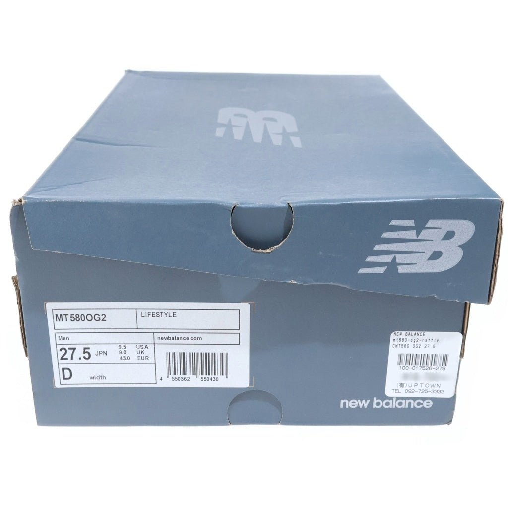 New Balance(ニューバランス) スエード ローカットスニーカー ネイビー US9.5/27.5cm MT580OG2