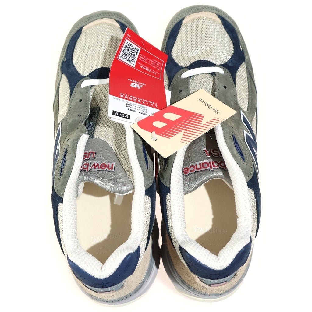 New Balance(ニューバランス) スエード ローカットスニーカー カーキ US9.5/27.5cm M990TO3