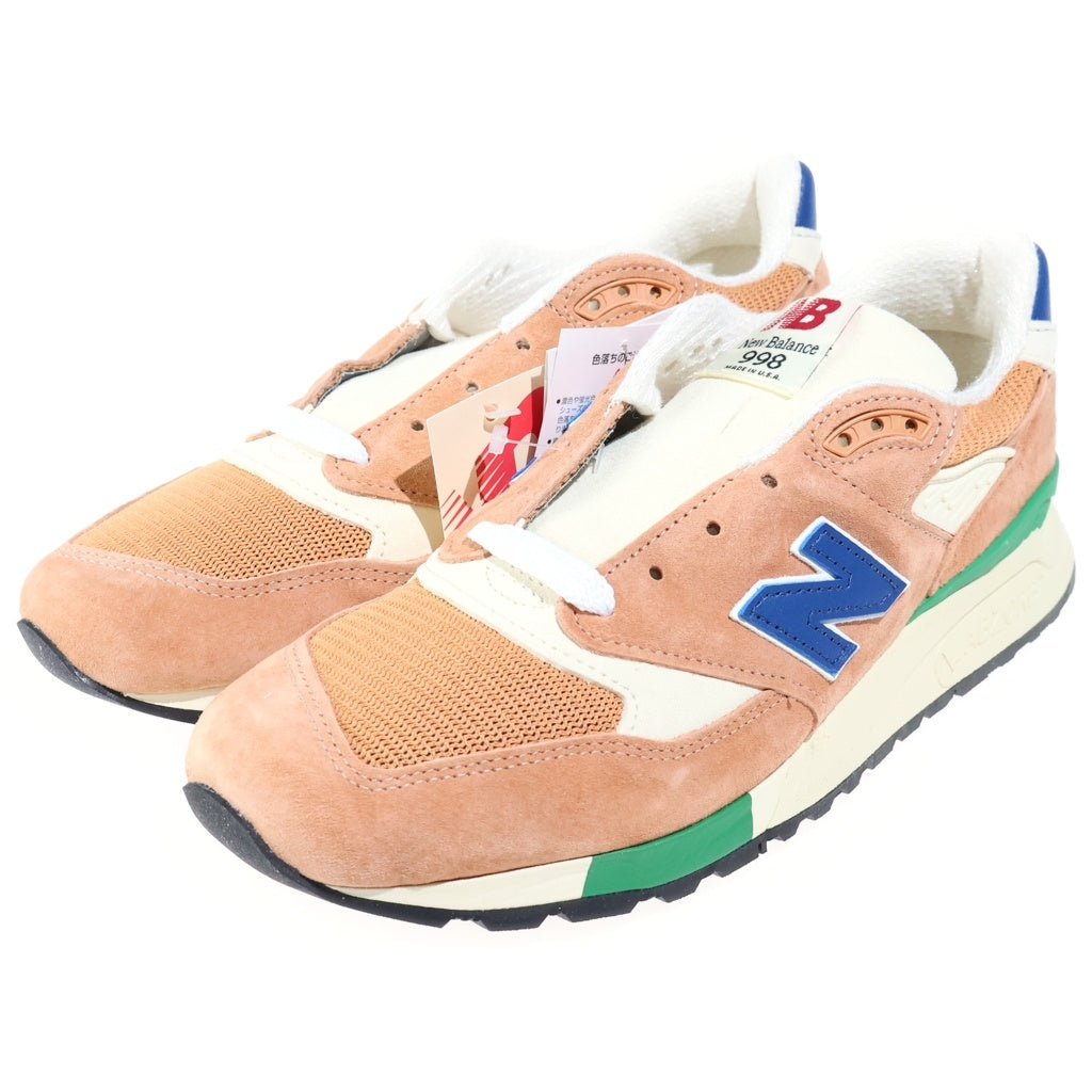 New Balance(ニューバランス) スエード ローカットスニーカー オレンジ US9.5/27.5cm U998OB
