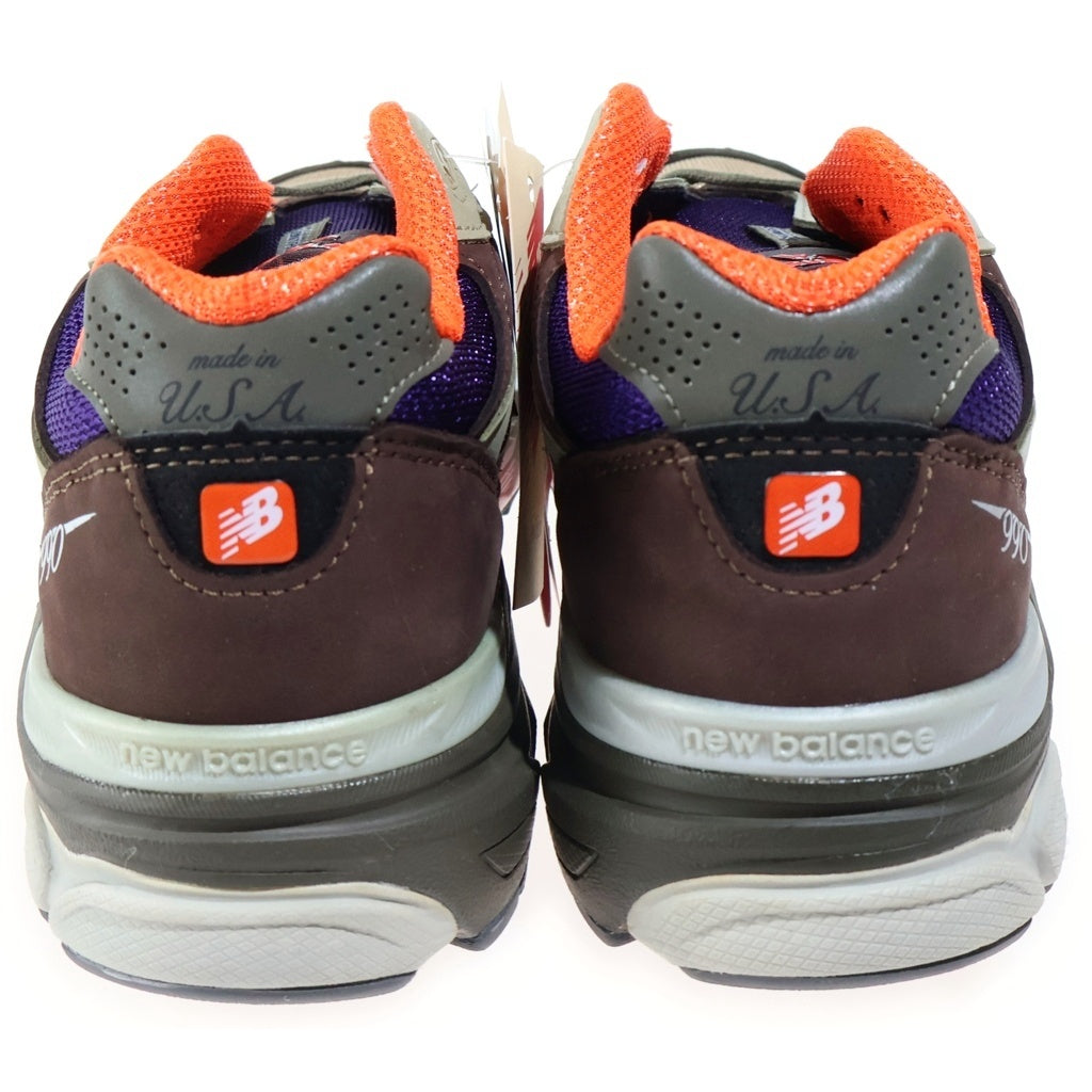 New Balance(ニューバランス) スエード ローカットスニーカー ブラウン US9.5/27.5cm M990BT3