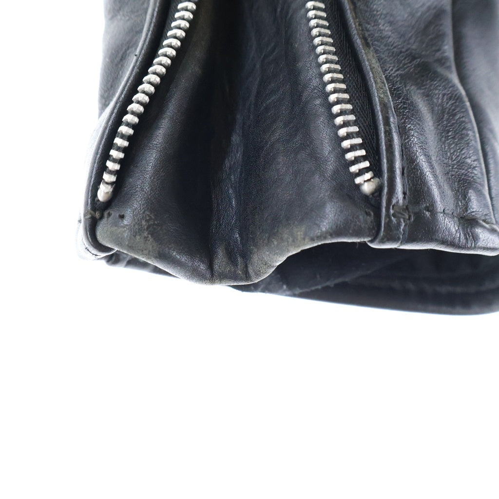 SCHOTT(ショット) 70～90S VINTAGE PERFECT ヴィンテージ パーフェクト マルチポケット ダブル レザージャケット ライダースジャケット ブラック