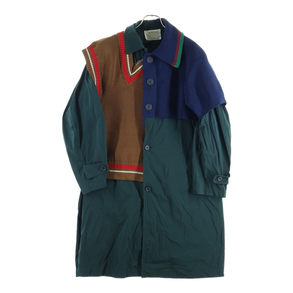kolor(カラー) 21SS Nylon Typewriter Coat ナイロンタイプライターコート マルチ
