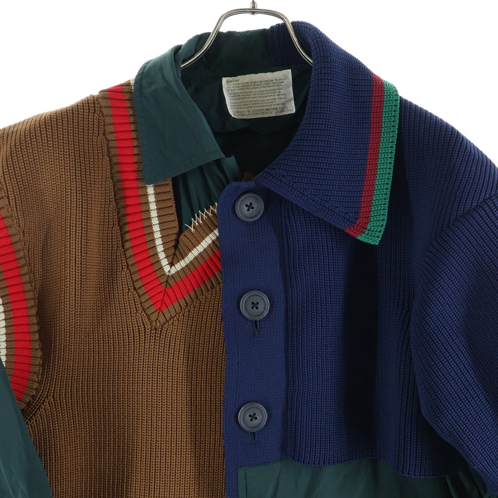 kolor(カラー) 21SS Nylon Typewriter Coat ナイロンタイプライターコート マルチ
