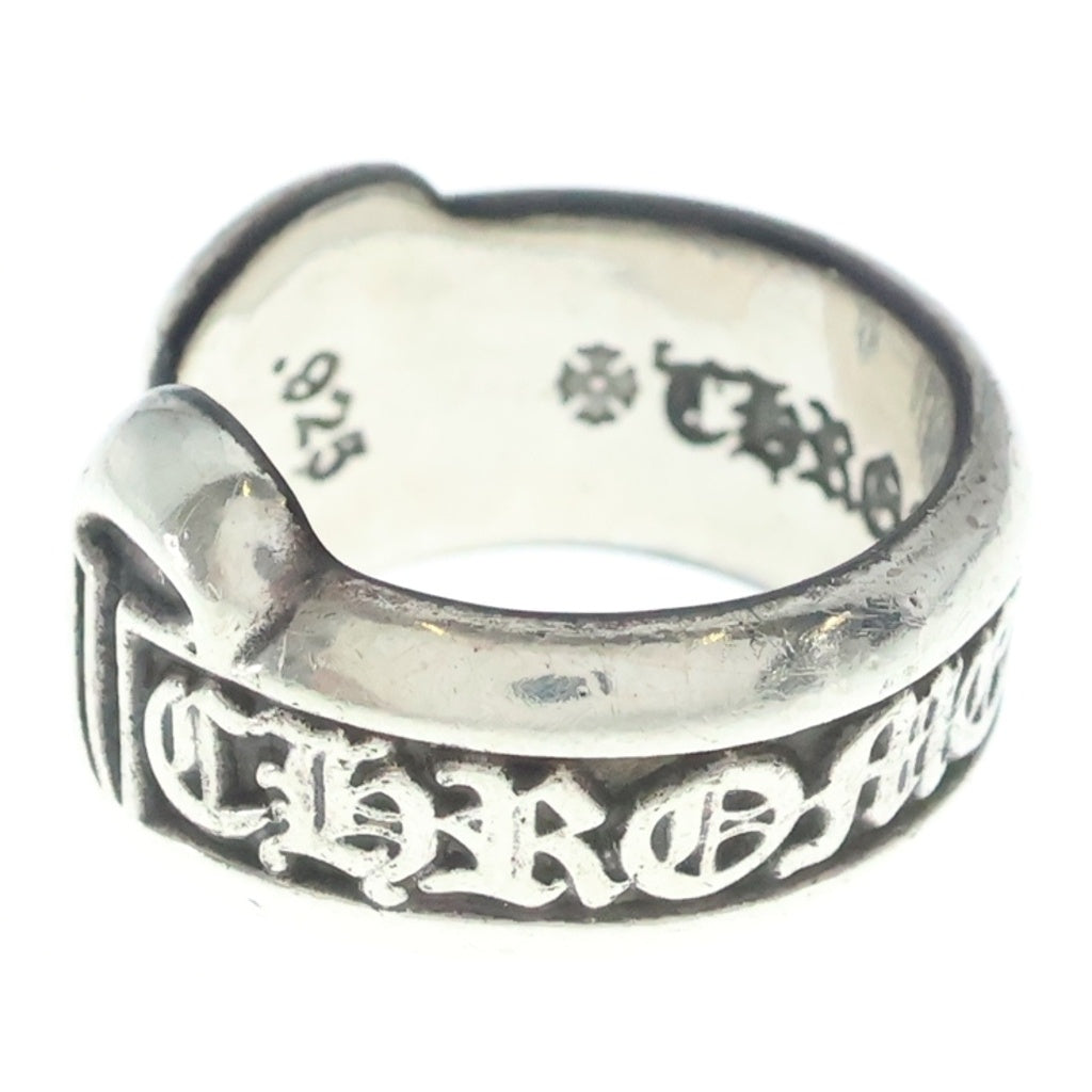 CHROME HEARTS(クロムハーツ) SM SCROLL LABEL スモールスクロールラベル リング シルバー BCA413 レディース
