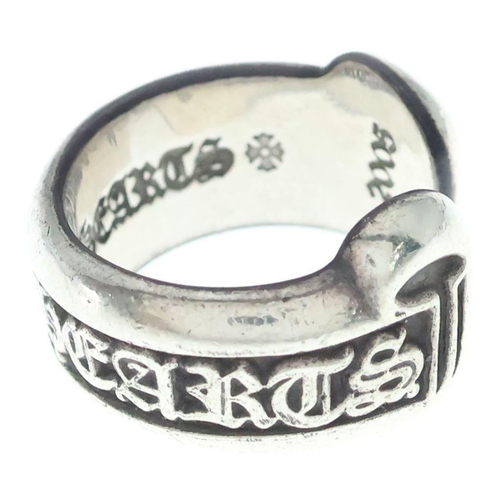 CHROME HEARTS(クロムハーツ) SM SCROLL LABEL スモールスクロールラベル リング シルバー BCA413 レディース