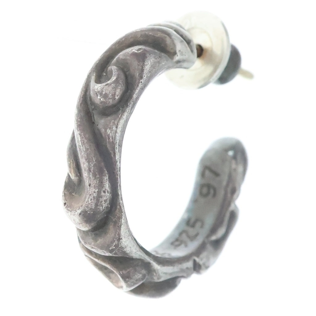 CHROME HEARTS(クロムハーツ) HOOP SCROOL スクロール フープピアス シルバー BCA102