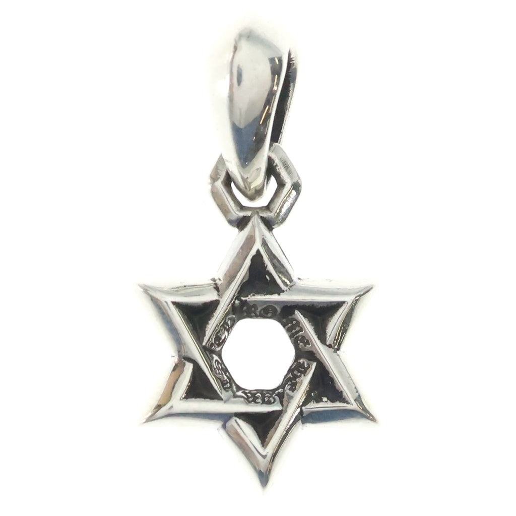 CHROME HEARTS(クロムハーツ) STAR OF DAVID PENDANT スターオブダビデ ペンダントトップ シルバー BCA318
