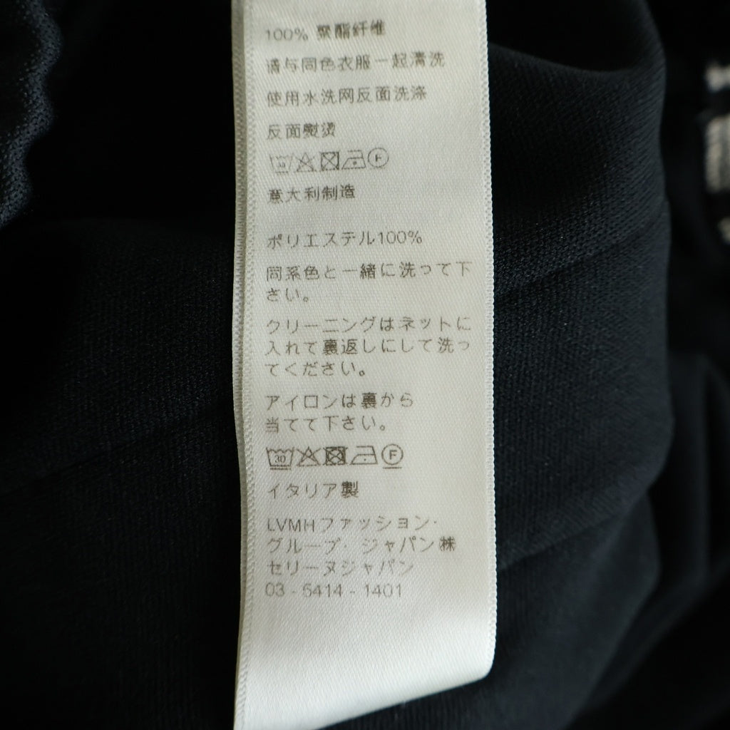 CELINE(セリーヌ) ロゴ刺繍 サイドライン トラックパンツ ブラック 2Z099121O