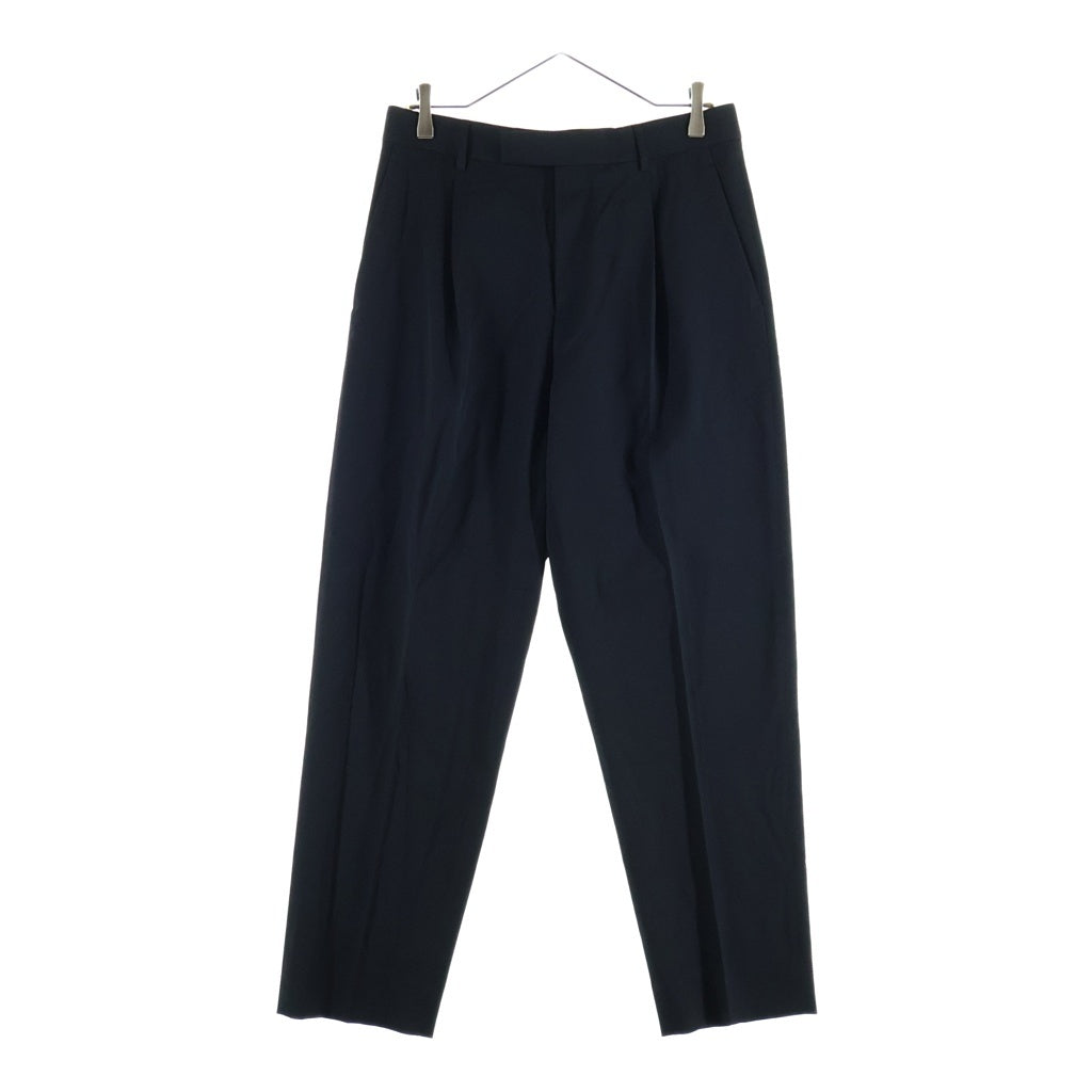 DIOR(ディオール) フロントタック ウール スラックスパンツ ブラック 013C106A4739