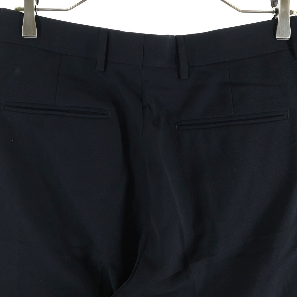 DIOR(ディオール) フロントタック ウール スラックスパンツ ブラック 013C106A4739