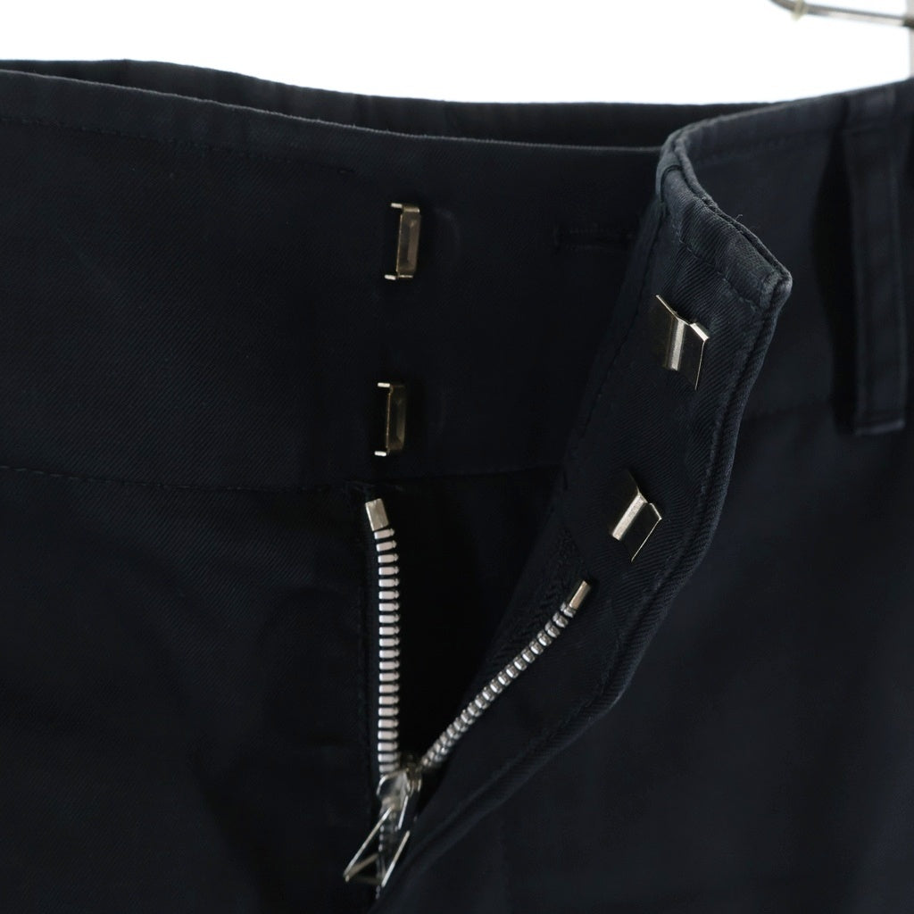 BOTTEGA VENETA(ボッテガヴェネタ) 22AW バックスナップ ワイドパンツ ネイビー
