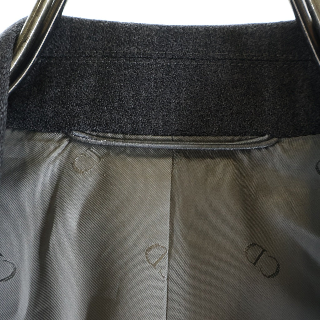 DIOR(ディオール) ピークドラペル 1Bダブルテーラードジャケット グレー 343C280A5942