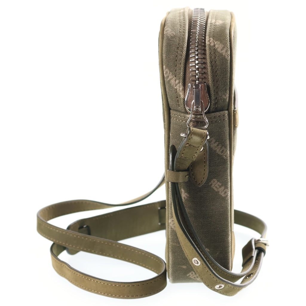 READY MADE(レディメイド) SHOULDER BAG 総柄 ロゴデザイン ショルダーバッグ カーキ RE-CO-KH-00-00-48