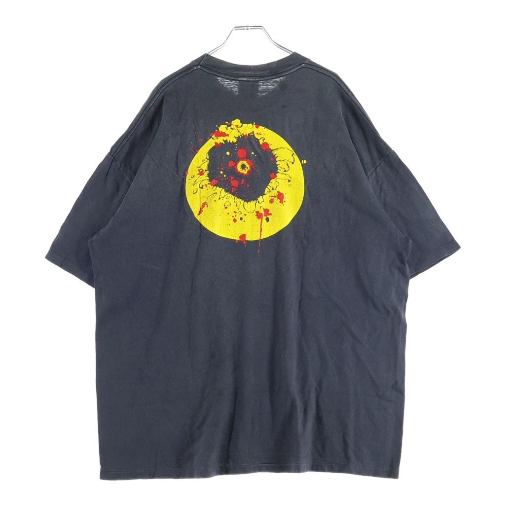 READY MADE(レディメイド) 24SS SMILE TEE スマイルプリント コットンクルーネック半袖Tシャツ ブラック RE-CO-BK-00-00-279
