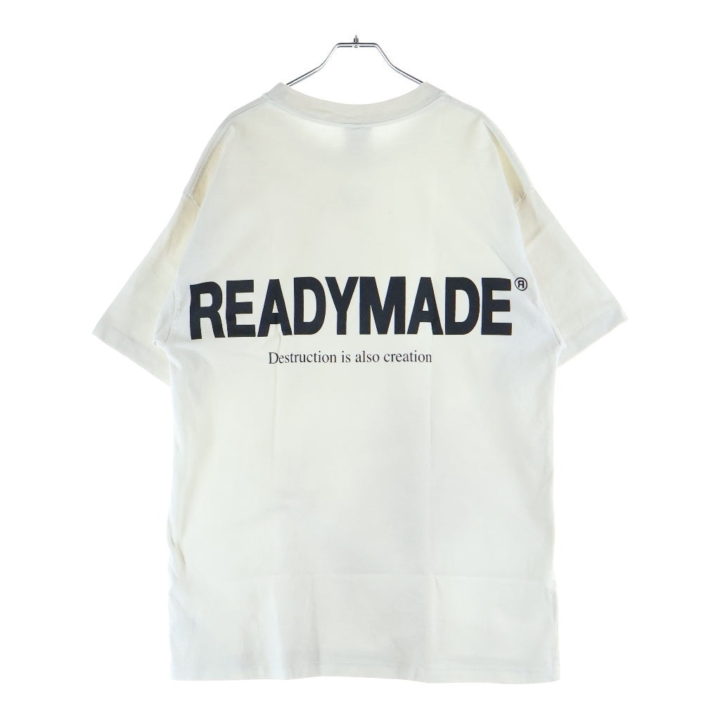 READY MADE(レディメイド) 24SS SMILE SS T-SHIRT スマイルTシャツ ホワイト RE-CO-WH-00-00-244
