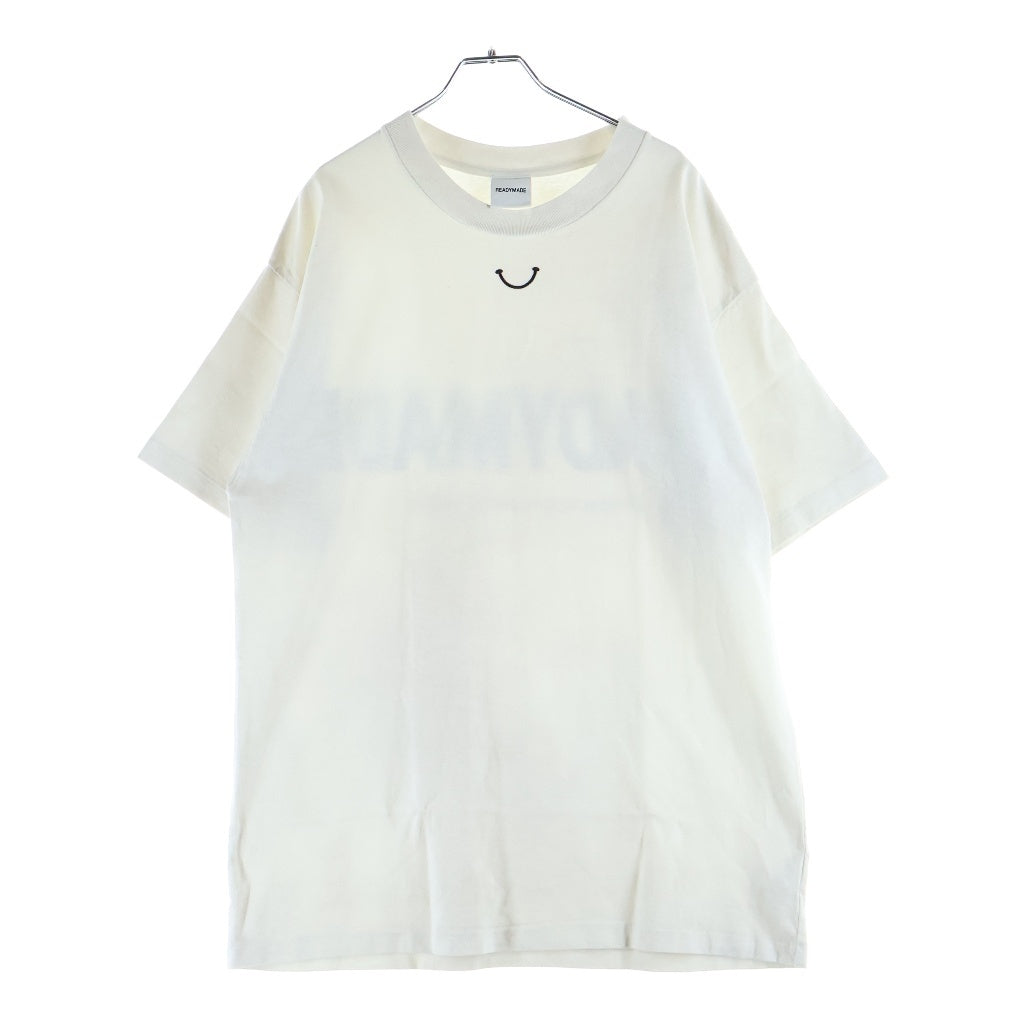 READY MADE(レディメイド) 24SS SMILE SS T-SHIRT スマイルTシャツ ホワイト RE-CO-WH-00-00-244