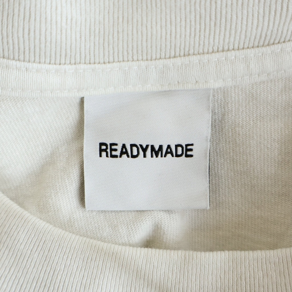READY MADE(レディメイド) 24SS SMILE SS T-SHIRT スマイルTシャツ ホワイト RE-CO-WH-00-00-244