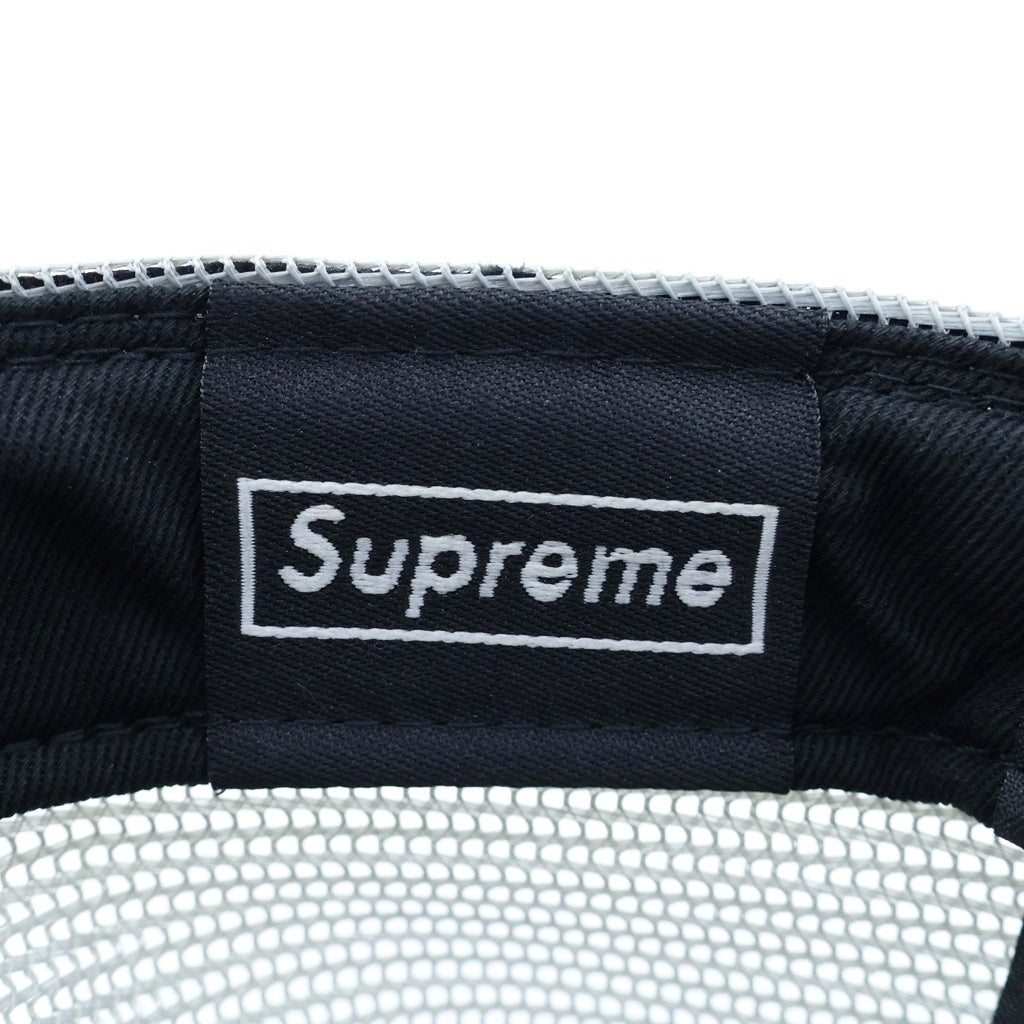 SUPREME(シュプリーム) 24SS Box Logo Mesh Cap ボックスロゴデザイン メッシュキャップ 帽子 グレー