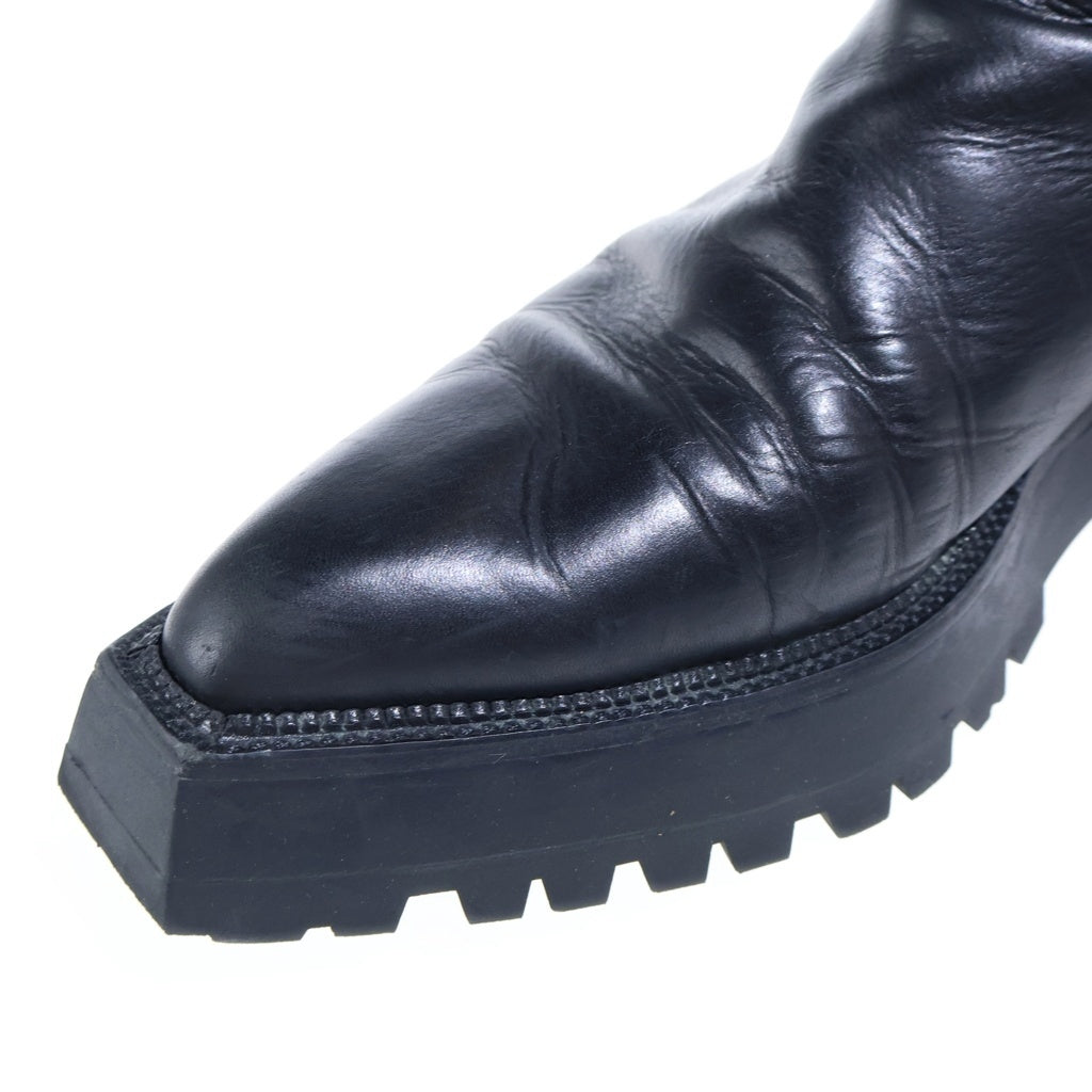 ALEXANDER WANG(アレキサンダーワン) Presley Boot プレスリー サイドジップブーツ ブラック 30122B011