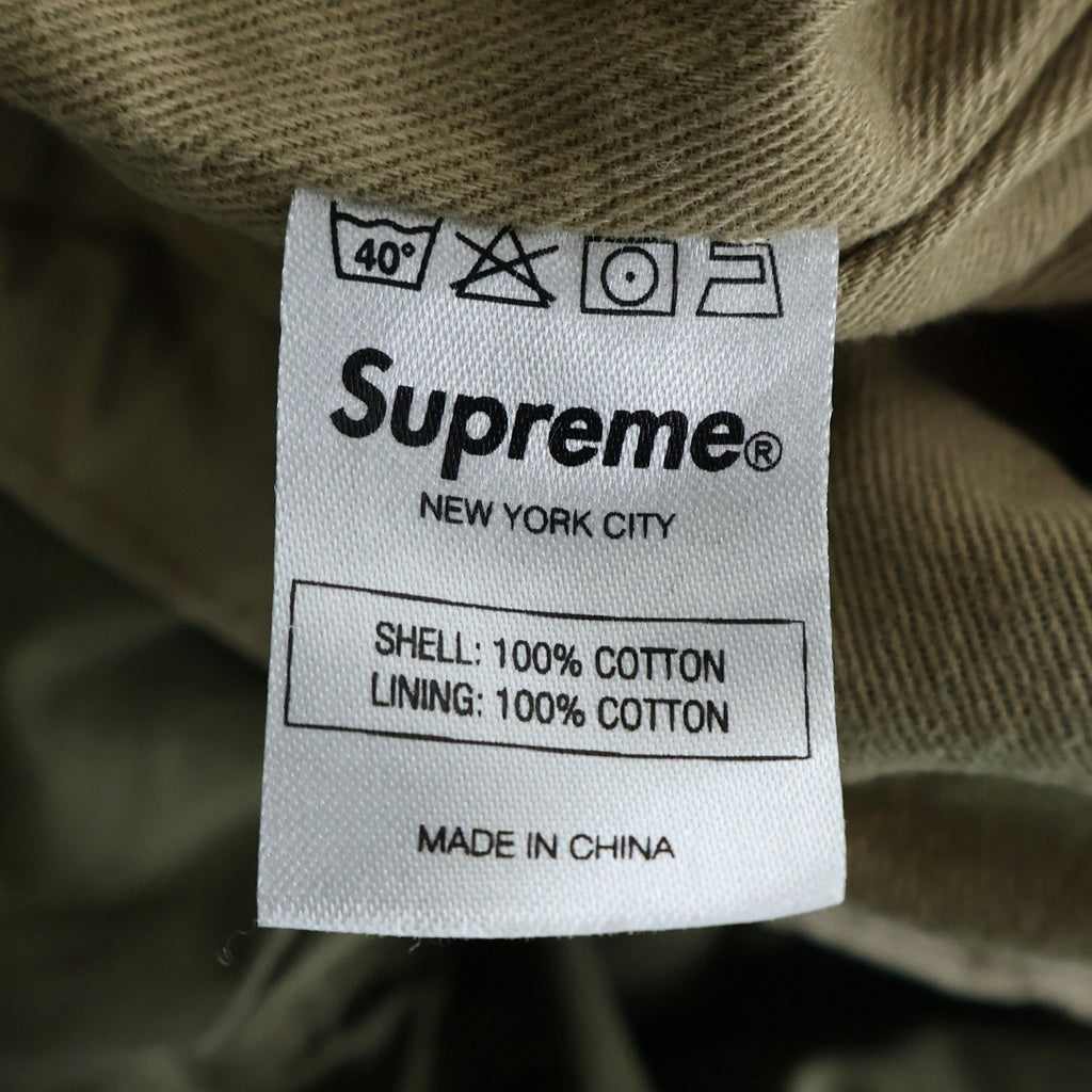 SUPREME(シュプリーム) 11AW 2 Tone Pullover Parka ツートーンハーフジッププルオーバーパーカー カーキ/ベージュ
